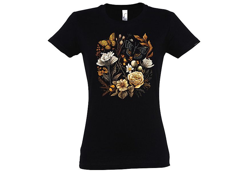 Youth Designz Print-Shirt Flowers Botanic Damen T-Shirt mit modischem Front günstig online kaufen