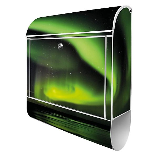 Banjado Design Briefkasten Weiß Pulverbeschichtet 39x47x14cm 2 Schlüssel Mi günstig online kaufen