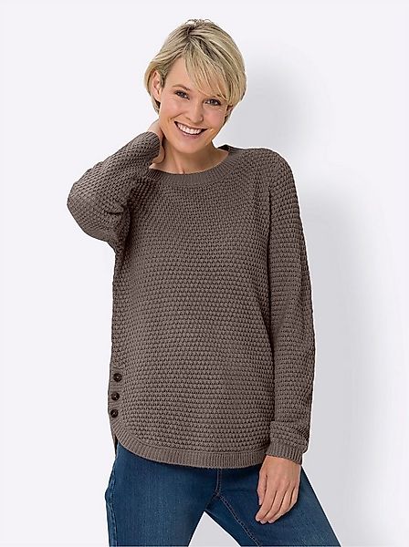 Sieh an! Strickpullover Langarm-Pullover . günstig online kaufen