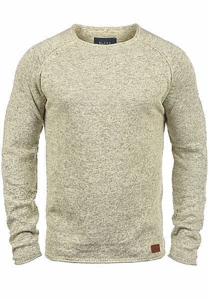 Blend Strickpullover "BHDan" Stilvoller Strickpullover mit aufgerollten Säu günstig online kaufen