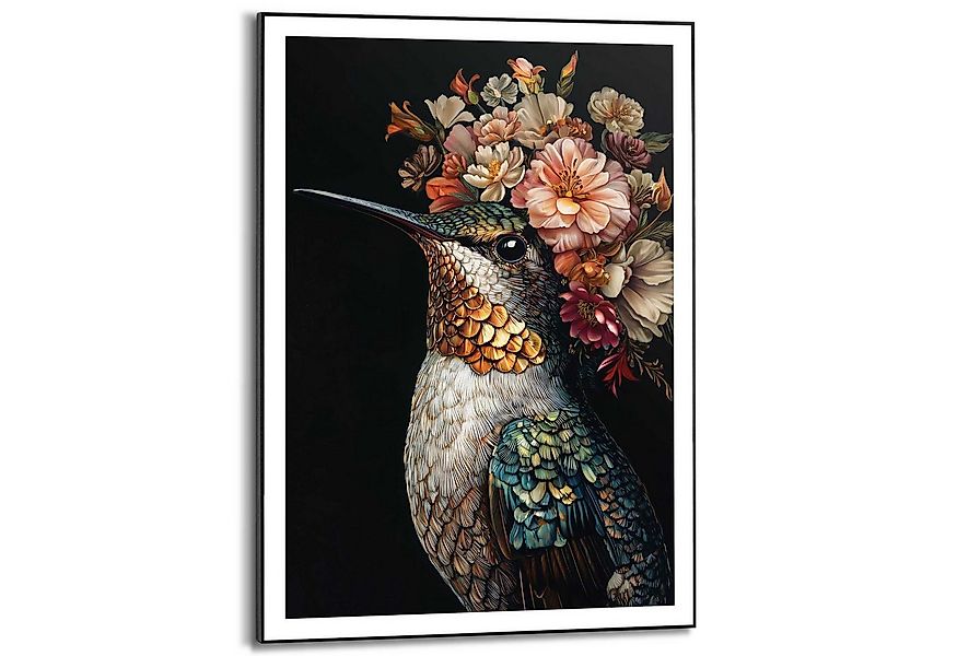 Reinders! Poster Lovely Hummingbird, Wohnzimmer - Kolibri - Blumen - Mehrfa günstig online kaufen