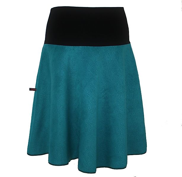 dunkle design A-Linien-Rock Fleece 57cm elastischer günstig online kaufen