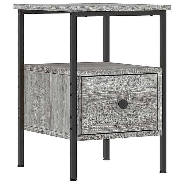 vidaXL Nachttisch Nachttisch Grau Sonoma-Eiche 34x36x50 günstig online kaufen