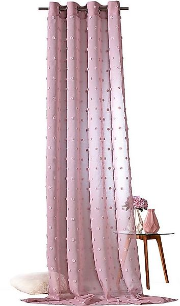 Weckbrodt Gardine Julina (1 St), Ösen, transparent, Microfaser, Leinen-Opti günstig online kaufen