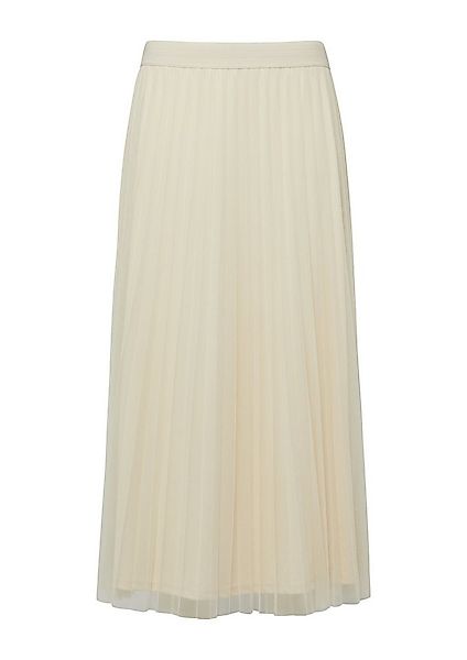 s.Oliver BLACK LABEL Midirock mit Falten und Gummibund günstig online kaufen