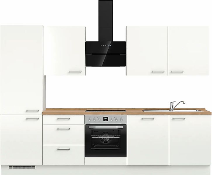 nobilia Küchenzeile ""Laser II", Ausrichtung wählbar, Breite 300 cm", vormo günstig online kaufen