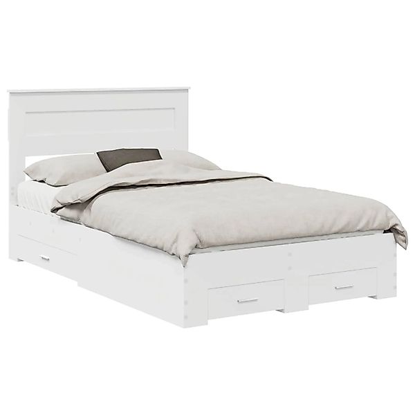 vidaXL Bettrahmen mit Schubladen mit Kopfteil Holzwerkstoff 3409995 günstig online kaufen