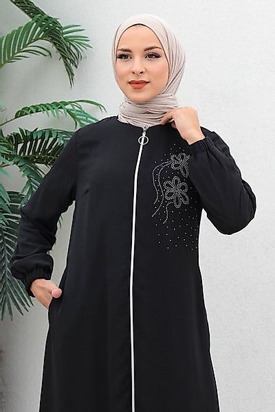 MODAMİHRAM Maxikleid Reißverschluss Chiffon Abaya Mantel günstig online kaufen