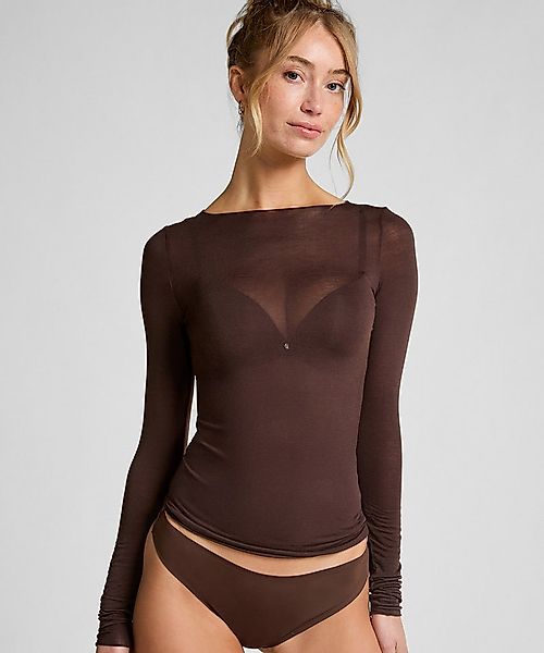 Hunkemöller Pyjama super soft Boatneck shirt with Cashmere günstig online kaufen