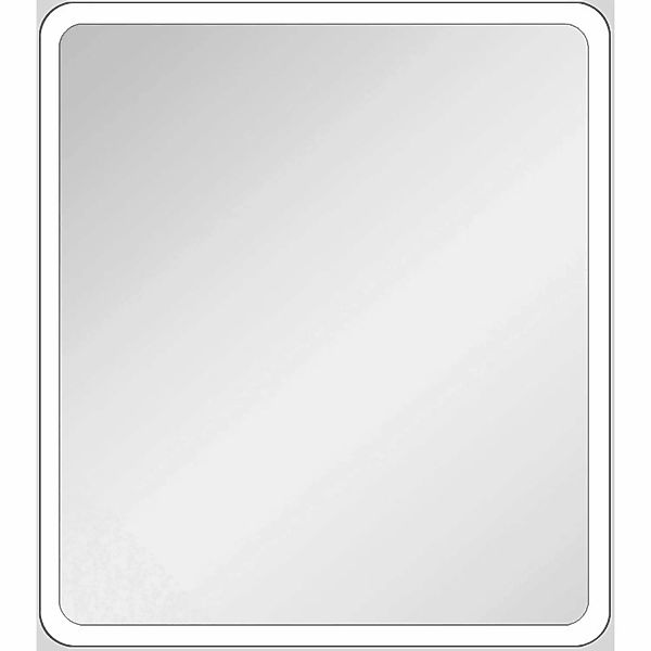 DSK Design LED-Lichtspiegel Silver Rio 40 cm x 45 cm günstig online kaufen