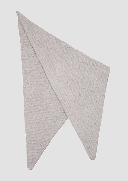 s.Oliver Halstuch Triangel-Schal mit Strickmuster günstig online kaufen