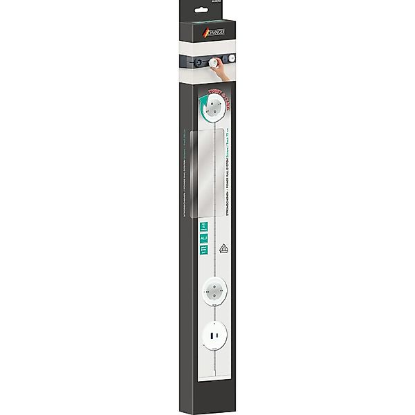 Schwaiger Stromschiene MSLW0750 Weiß 75 cm günstig online kaufen