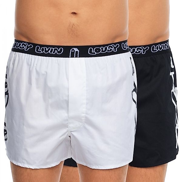 Lousy Livin Boxershorts "Lou", 2er-Pack mit lockerem Schnitt günstig online kaufen