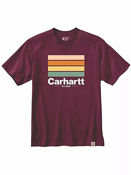 Carhartt T-Shirt Carhartt Line Graphic T-Shirt dunkelrot günstig online kaufen