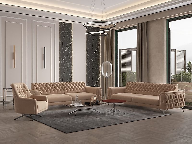 Möbeldreams Sofa Alina Living Kombi-Set Chesterfield günstig online kaufen