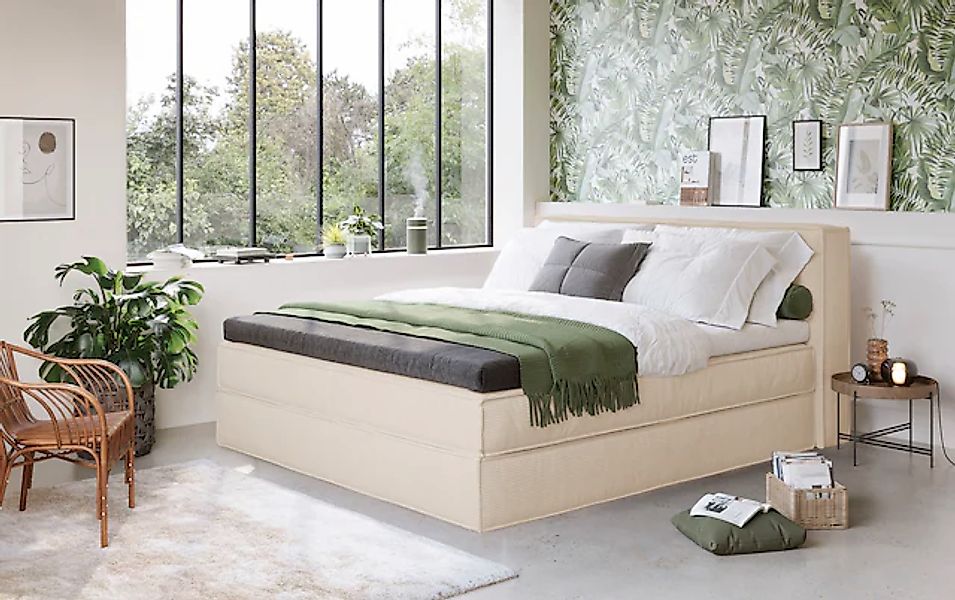 LeGer Home by Lena Gercke Boxspringbett »Addyson«, (Härtegrade H2, H3 und H günstig online kaufen