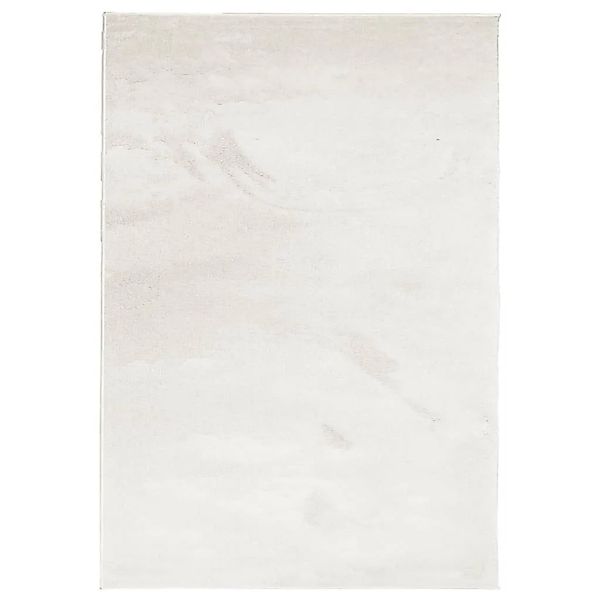 vidaXL Teppich OVIEDO Kurzflor Beige 140x200 cm 375491 günstig online kaufen