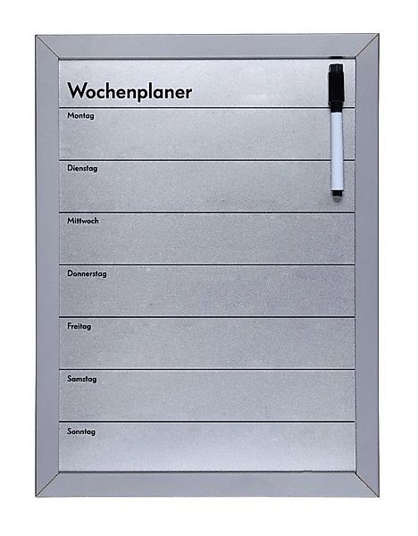 Vigo Pinnwand Vigo Magnettafel Wochenplaner, 29 x 39 cm günstig online kaufen