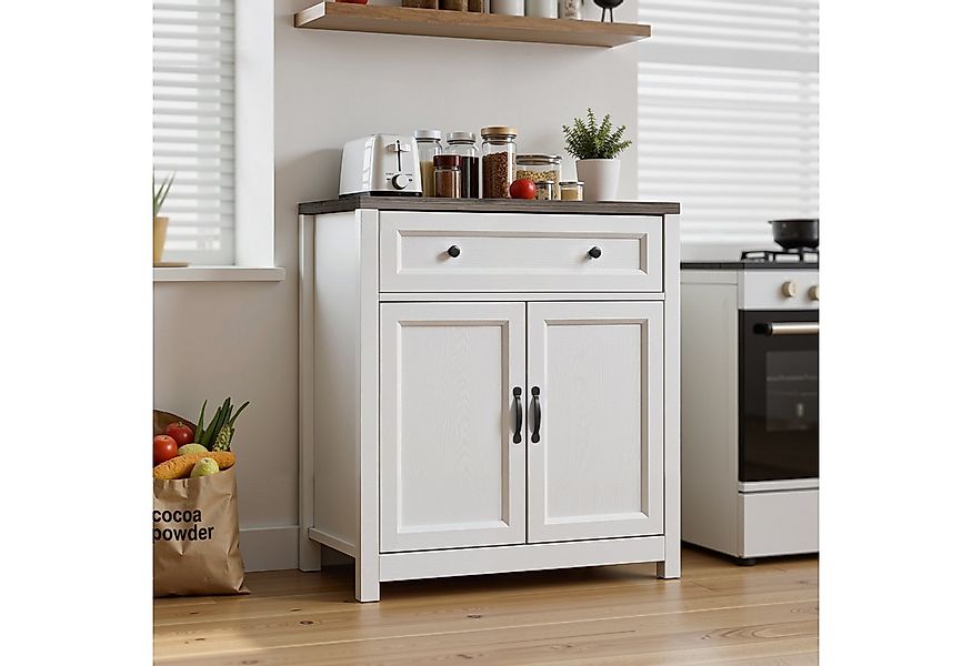 Bealife Sideboard Küchenschrank mit Arbeitsplatten,mit 2 Schubladen 2 Türen günstig online kaufen