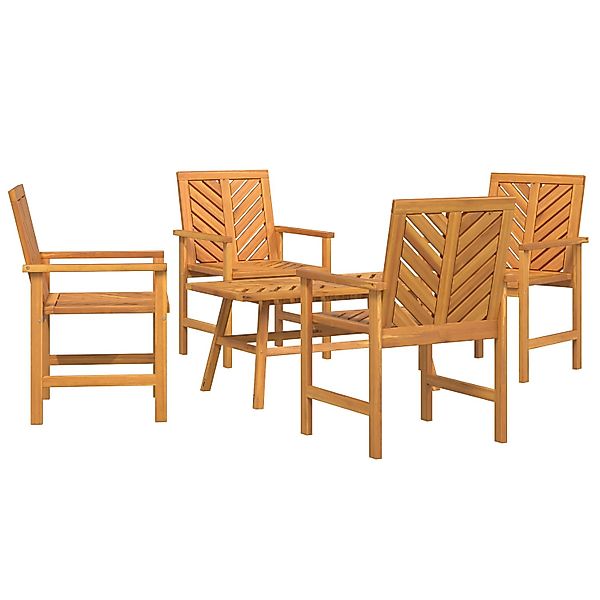 vidaXL 4-Teilige Garten Lounge Set Massivholz Akazie 3154130 günstig online kaufen