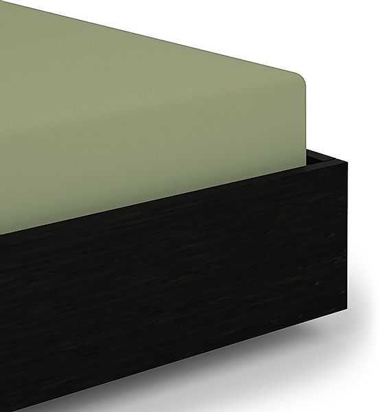 Heckett and Lane Spannbettlaken Elementi, Mako-Satin, günstig online kaufen