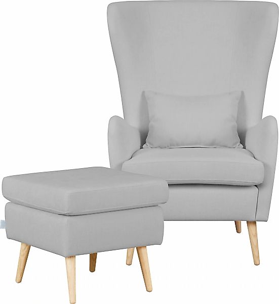 Home affaire Sessel "Sallito, TV-Sessel, Ohrensessel mit" Hocker, in vielen günstig online kaufen