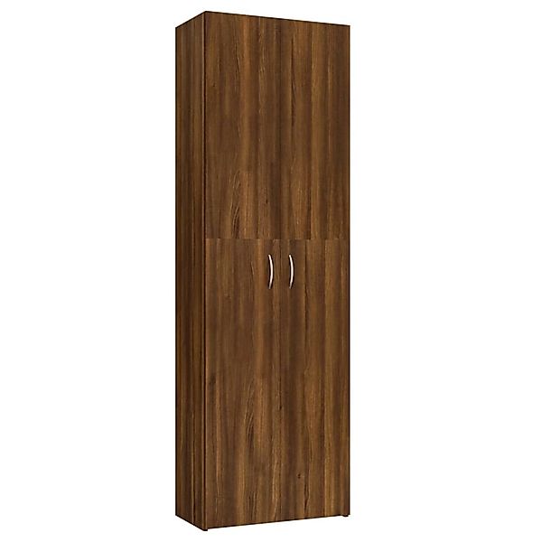 vidaXL Büroschrank Braun Eichen-Optik 60x32x190 cm Holzwerkstoff günstig online kaufen