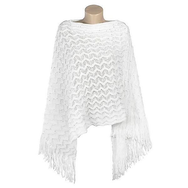 MyBeautyworld24 Poncho Damen Poncho mit U-Boot günstig online kaufen