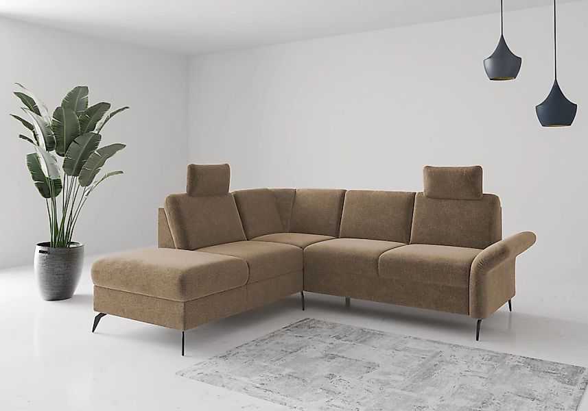 Home affaire Ecksofa "Rochelle", wahlweise mit Bettfunktion, Bettkasten und günstig online kaufen