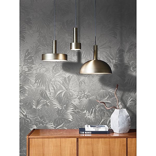 Marburg Vliestapete, floral, metallic, schimmernd, (1 St), Blattmuster, mod günstig online kaufen