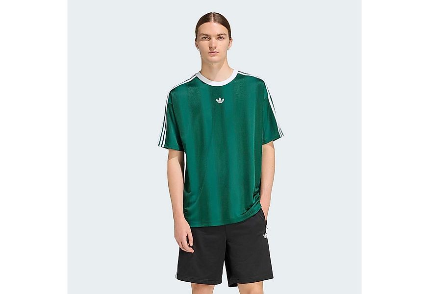 adidas Originals T-Shirt JACQUARD JERSEY lockere Passform, Rundhalsausschni günstig online kaufen