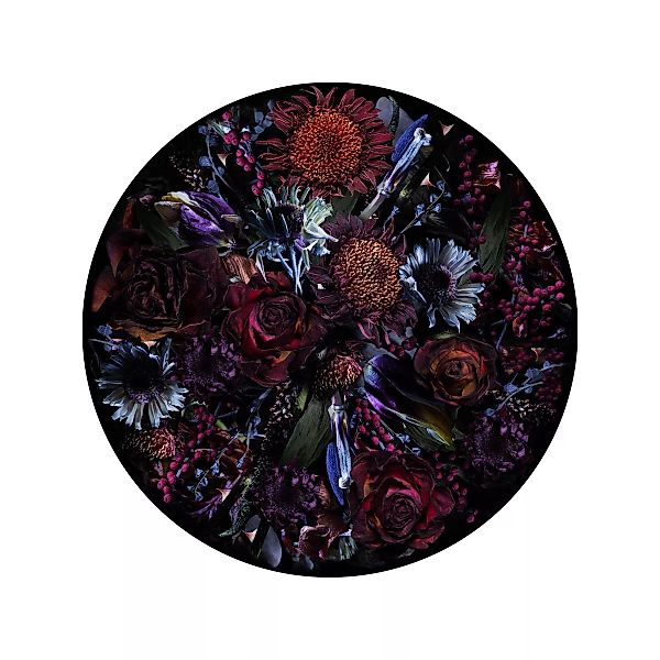 Moooi Carpets - Fool's Paradise Teppich rund Ø250cm - schwarz/rot/blau günstig online kaufen
