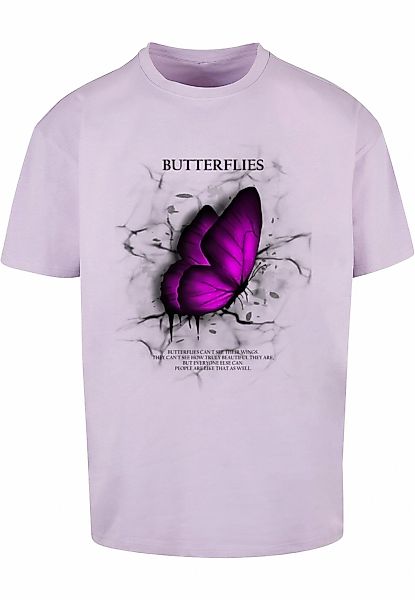 Merchcode T-Shirt "Merchcode Herren Butterflies Heavy Oversized Tee", (1 tl günstig online kaufen