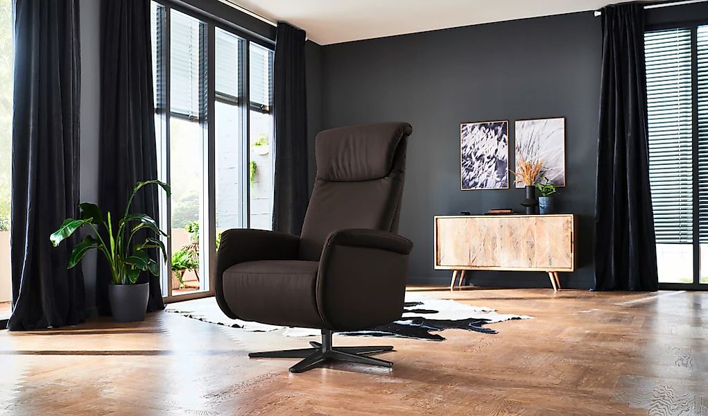 Home affaire Relaxsessel "Cartore Fuß schwarz, manuelle oder motorische Ver günstig online kaufen