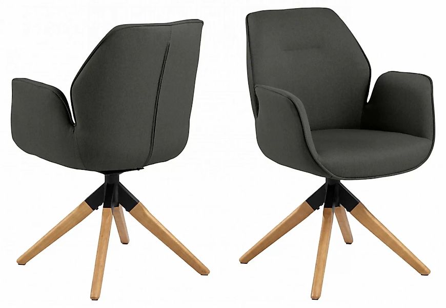 ACTONA GROUP Esszimmerstuhl »Alma«, 1 St., Polyester, mit eleganten Kedern, günstig online kaufen