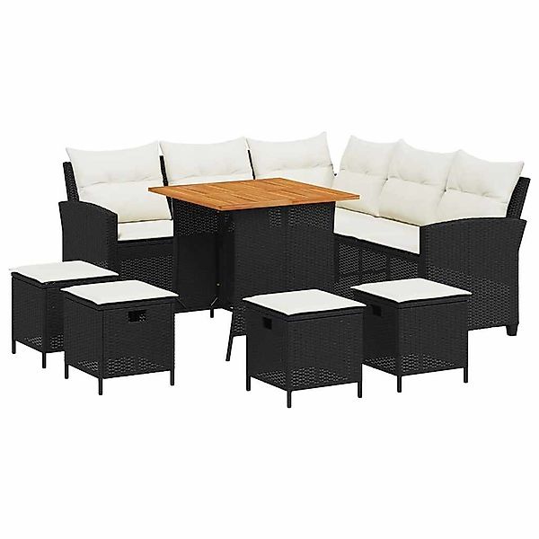 vidaXL Gartenlounge-Set 6tlg. Garten-Sofagarnitur mit Kissen günstig online kaufen