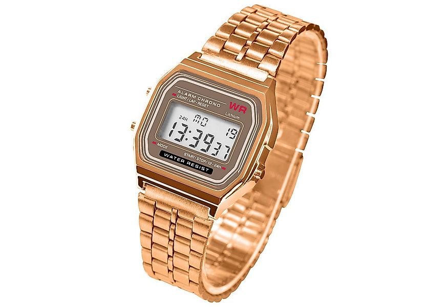 Taffstyle Digitaluhr Digitale Armbanduhr Retro Design Beleuchtung Alarm und günstig online kaufen