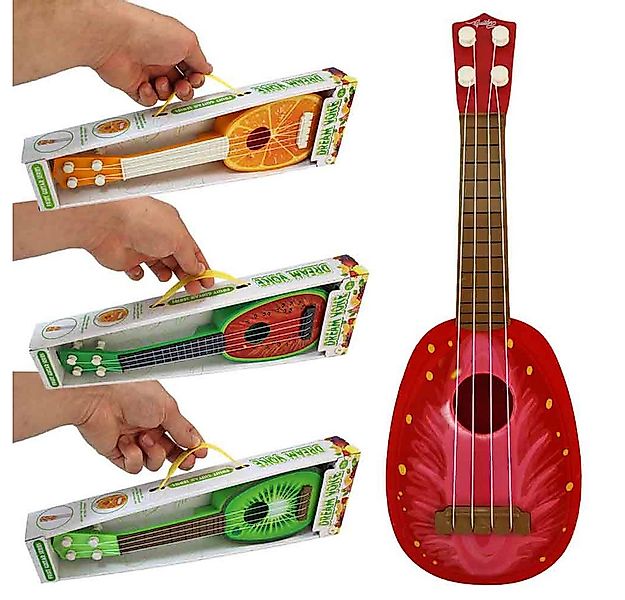 Jonotoys Spiel-Gitarre Spielzeug Gitarre ab 3 Jahre Obstmotive, (1 tlg) günstig online kaufen