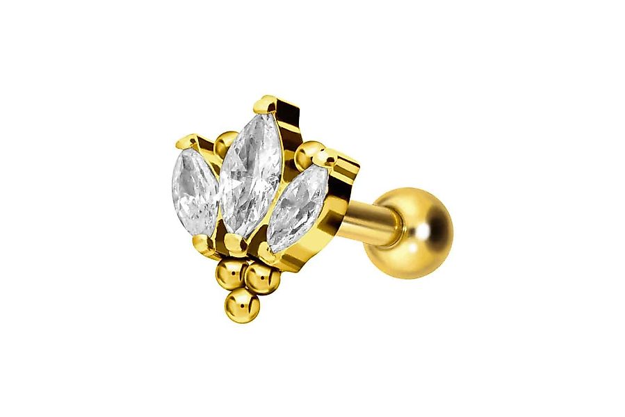 PIERCINGLINE Piercing-Set Titan Ohrpiercing mit Innengewinde günstig online kaufen