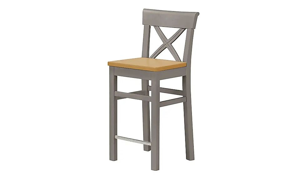 maison bleue Barstuhl  Florian ¦ grau ¦ Maße (cm): B: 43,5 H: 96 T: 44.0 Po günstig online kaufen