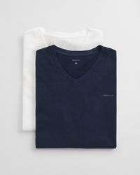 Gant Kurzarmshirt V-NECK T-SHIRT 2-PACK Mit günstig online kaufen