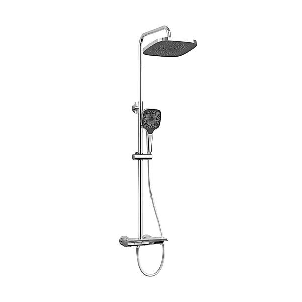 Emke Duschsystem mit Thermostat Duschset Handbrause mit 3 Strahlstärken Reg günstig online kaufen