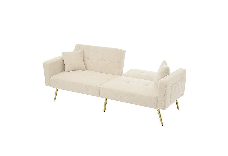MC Star Schlafsofa Schlafsofa mit Bettfunktion, verstellbarem Winkel, golde günstig online kaufen