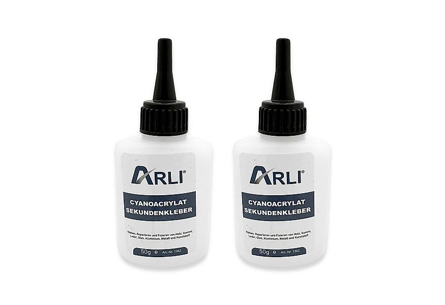 ARLI Klebstoff 2x Cyanoacrylat Sekundenkleber 50g, (2er Set, 2-tlg), Univer günstig online kaufen