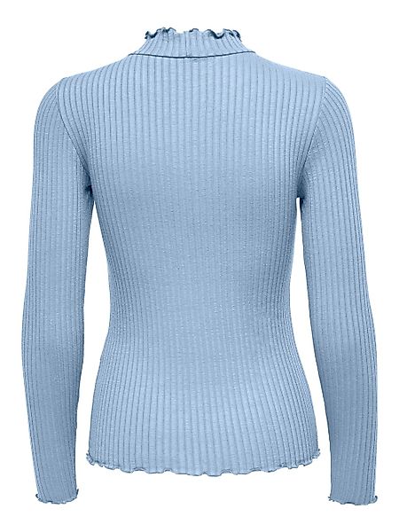 JDY Langarmbluse "JDYFRANSISKA L/S HIGHNECK TOP JRS NOOS", mit gewellten Sä günstig online kaufen
