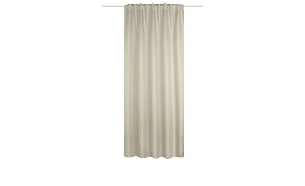 HOMEbasics Verdunklungsschal   ¦ beige ¦ Maße (cm): B: 135 H: 225 Gardinen günstig online kaufen