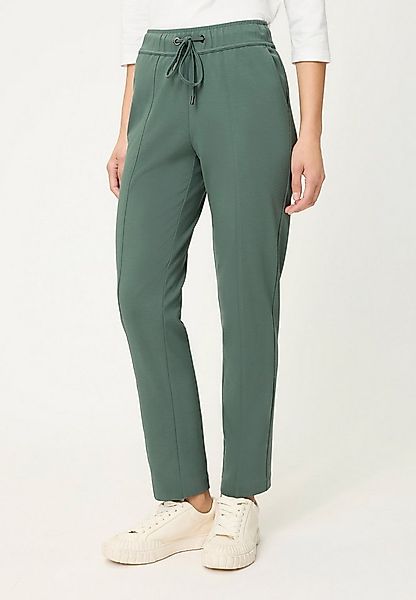 Olsen Stoffhose Hose im Cropped-Style mit Tunnelzug und Bindeband günstig online kaufen