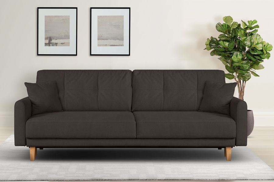 Home affaire 3-Sitzer "TRIPLO optionale Schlafsofa mit Bettkasten, Maße B/T günstig online kaufen