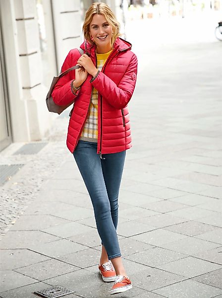Casual Looks Steppjacke mit Kapuze günstig online kaufen