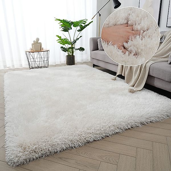 my home Hochflor-Teppich Micro exclusiv Teppich, günstig online kaufen